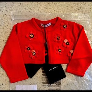 Brand New with tags Dolce & Gabbana baby cardigan